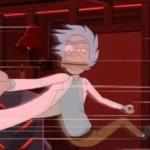 Uma cena da nona temporada de 'Rick and Morty.