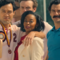 Cena de disputa entre Tony Baddingham e Rupert Campbell-Black na segunda temporada de Rivals