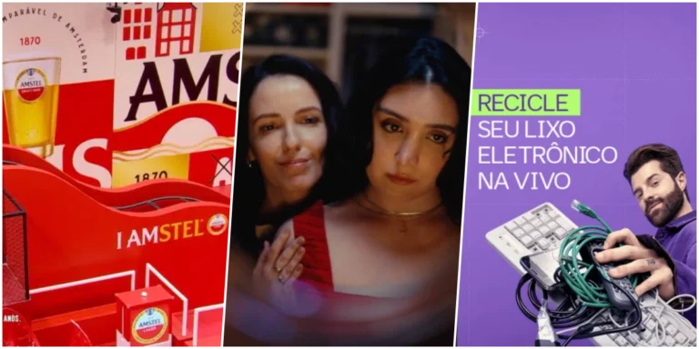 Logotipo do prêmio O Melhor Comercial do Brasil em destaque nos estúdios do SBT