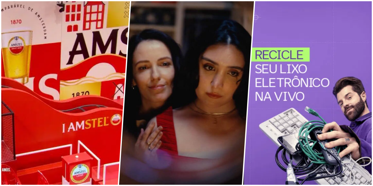 Logotipo do prêmio O Melhor Comercial do Brasil em destaque nos estúdios do SBT