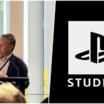 Shuhei Yoshida durante palestra em evento sobre jogos independentes