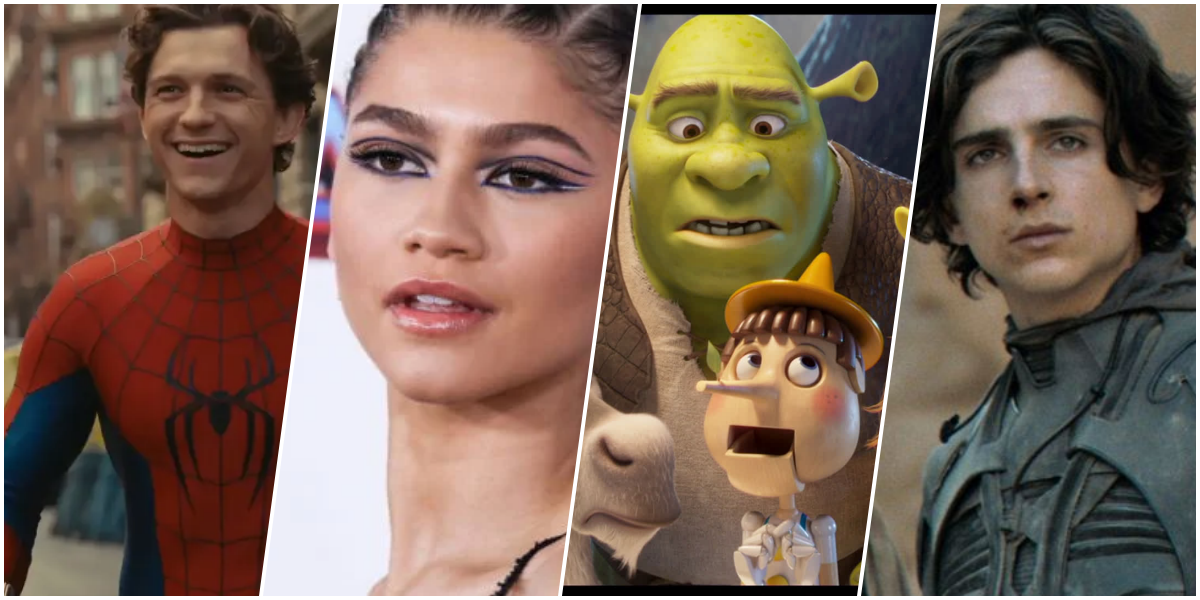 Filmes que a Zendaya vai aparecer, homem-aranha, sherek e Odisseia.