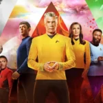 Tripulação da USS Enterprise em Star Trek Strange New Worlds durante missão espacial na 4ª temporada