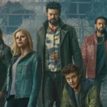 Cena de A-Train morto no primeiro episódio da 5ª temporada de The Boys, mostrando impacto na trama e demais personagens