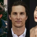 Elenco principal reunido para o faroeste The Brigands of Rattlecreek