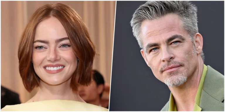 Emma Stone e Chris Pine em cena de comédia romântica The Catch produção da Universal