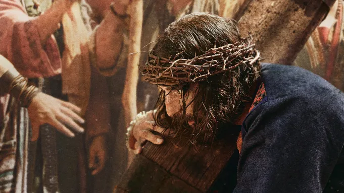 Imagem promocional da 6ª temporada de The Chosen anunciando estreia no Prime Video