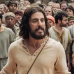 Cena dramática de Jesus Cristo no deserto em prévia de The Chosen apresentada na CinemaCon.