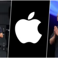 Imagem corporativa da Apple com destaque para transição de liderança entre Tim Cook e John Ternus no comando da empresa