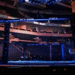 Lutadores Aljamain Sterling e Youssef Zalal em posição de combate