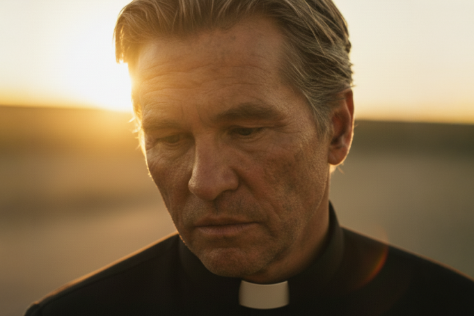 Imagem de Val Kilmer recriado por IA em cena de As Deep as the Grave com participação da filha