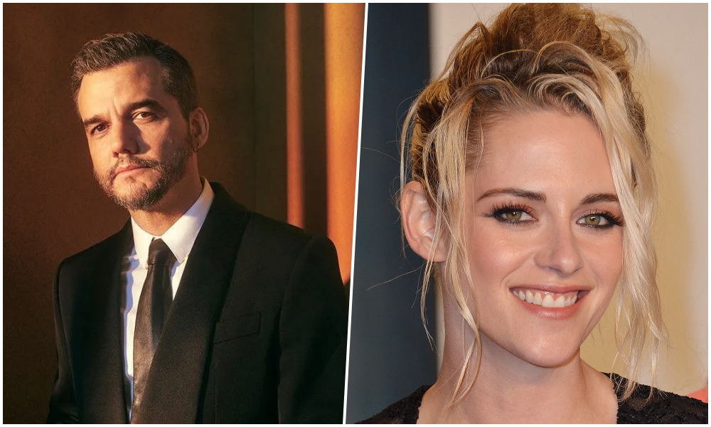 Wagner Moura e Kristen Stewart em Flesh of the Gods, thriller de vampiros dirigido por Panos Cosmatos