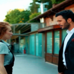 Cena dos protagonistas Defne e Ömer na novela turca Amor de Aluguel