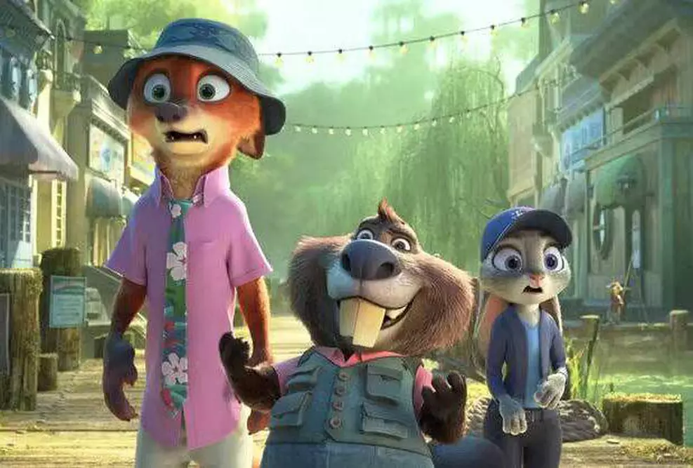 zootopia-2-disney-streaming-minutos-assistidos Judy Hopps e Nick Wilde em cena de Zootopia 2 investigando caso na cidade de Zootopia durante missão policial em ambiente urbano animado