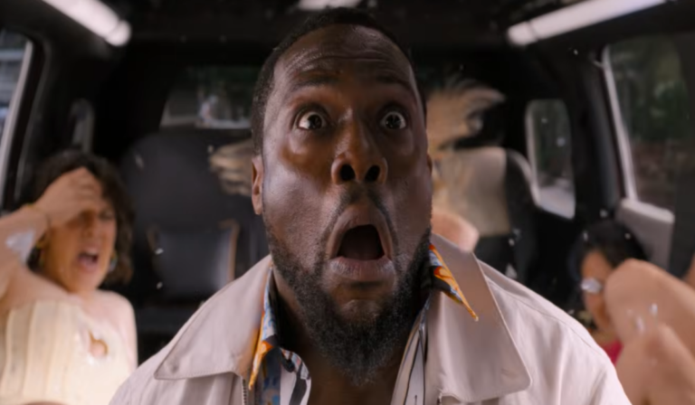 Kevin Hart em cena de 72 Horas em Miami, nova comédia da Netflix sobre uma despedida de solteiro.