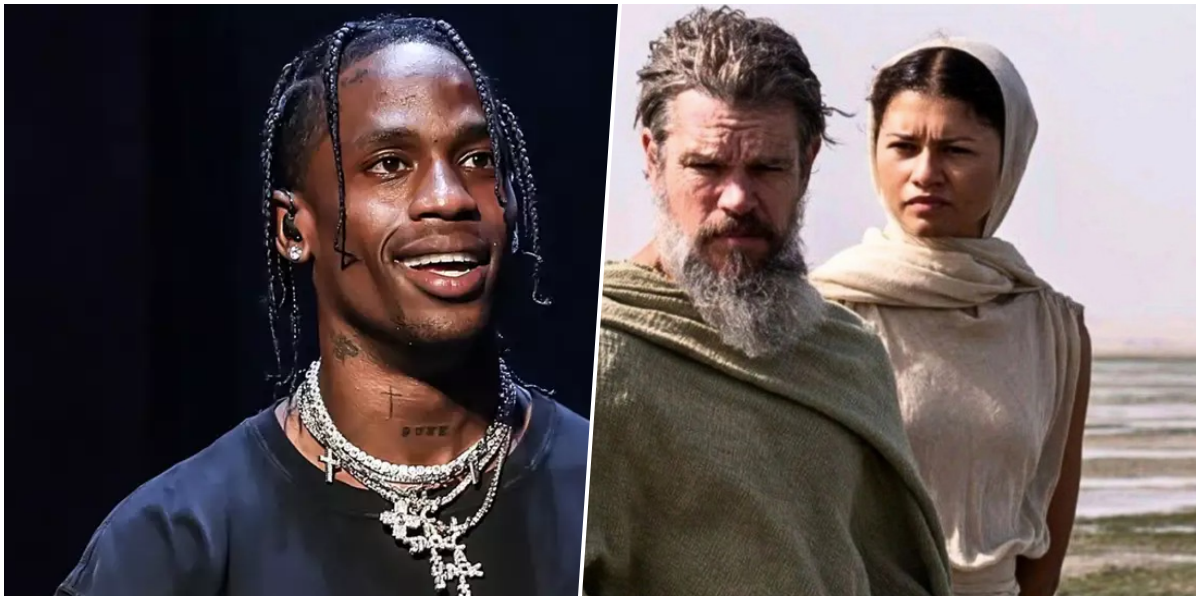 a-odisseia-travis-scott Christopher Nolan comenta decisão criativa em A Odisseia durante entrevista sobre a produção do filme.