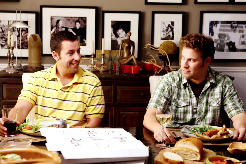 Adam Sandler como comediante em crise no filme Funny People