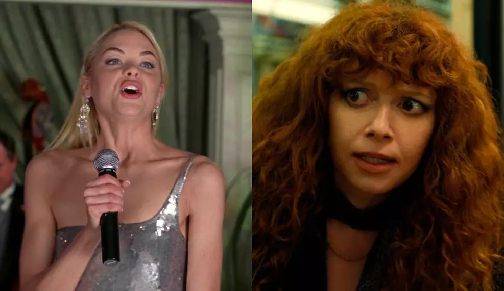 Jaime King e Natasha Lyonne no anúncio do filme Darlene dirigido por Mary Lambert.