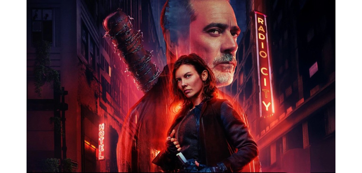 Maggie e Negan em cena de The Walking Dead: Dead City antes da estreia da terceira temporada.