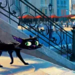 Arte conceitual de Gatto exibida durante apresentação do novo filme da Pixar dirigido por Enrico Casarosa.