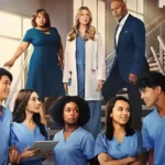 Equipe médica em hospital ambientado no Texas no universo de Grey’s Anatomy.