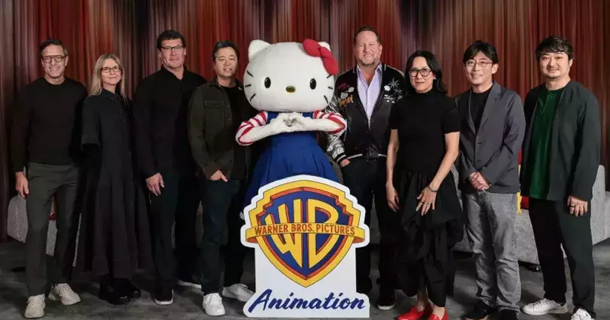 Hello Kitty em versão animada anunciada para novo filme da Warner Bros. Pictures Animation.