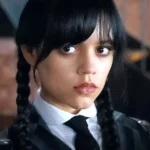 Jenna Ortega em evento de divulgação de Lily May B, novo filme de Leos Carax.