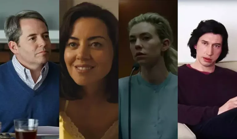 Adam Driver e Aubrey Plaza em anúncio do novo filme de Kenneth Lonergan no mercado de Cannes.