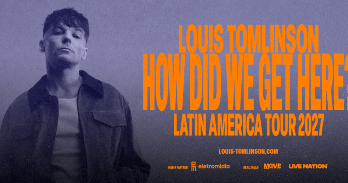 Louis Tomlinson anuncia show em São Paulo durante a turnê How Did We Get Here?