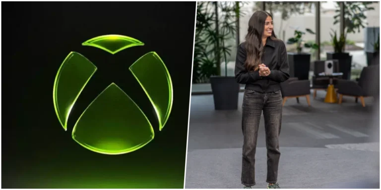 Asha Sharma, CEO do Xbox na Microsoft, discursa para funcionários em um encontro geral sobre o Xbox em Redmond, Washington, em 24 de fevereiro de 2026.