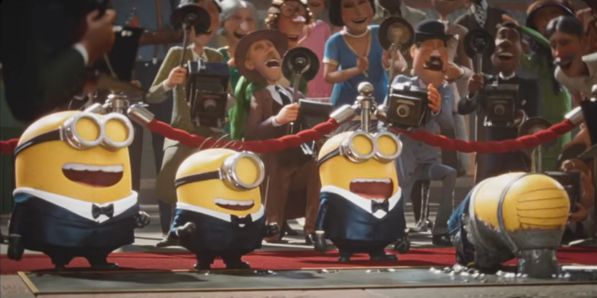 Cena de “Minions & Monstros” mostra a nova aventura dos Minions ambientada na década de 1920, exibida no Festival de Annecy 2026.