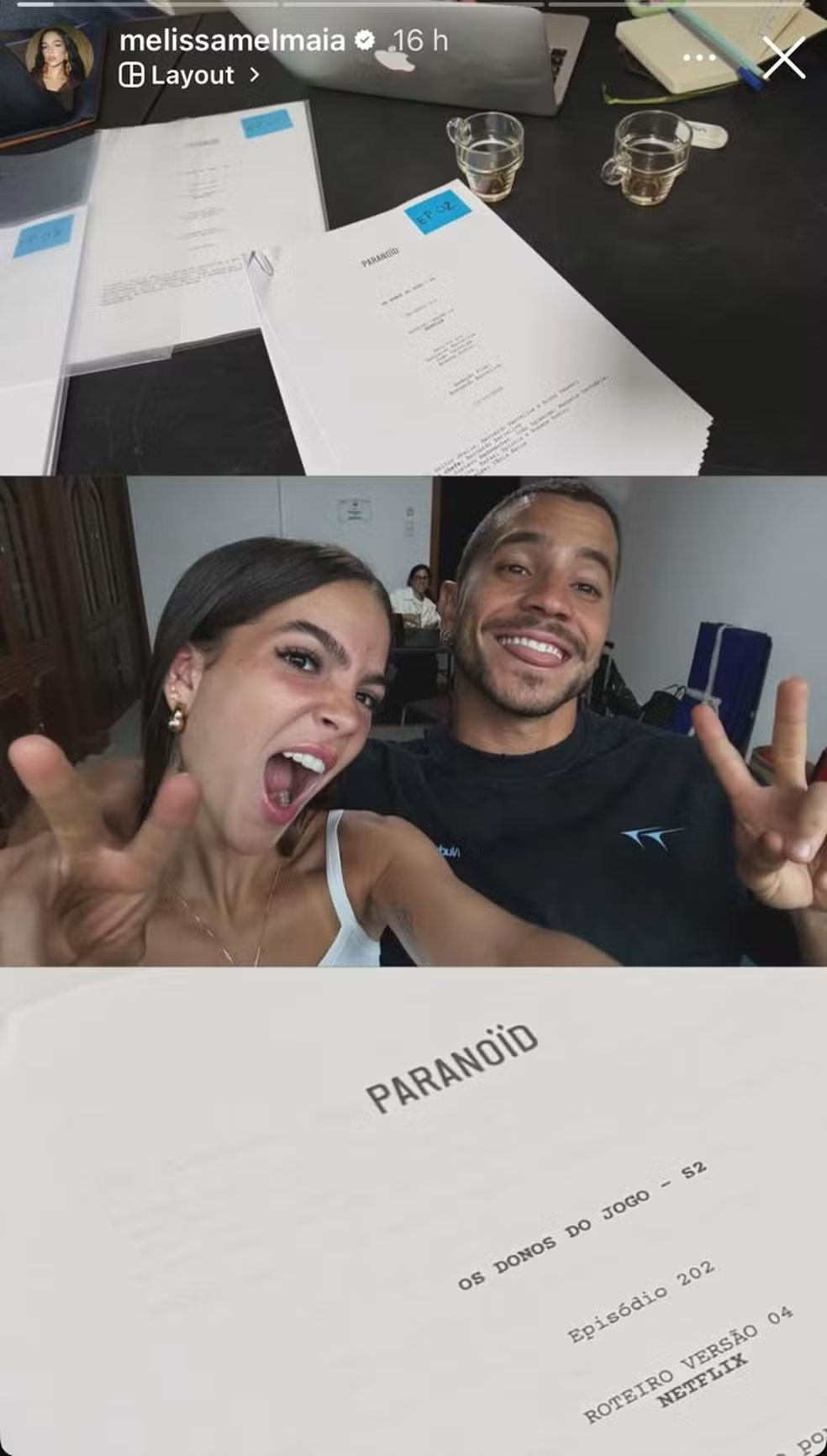 Os Donos do Jogo inicia produção da segunda temporada com registros de bastidores envolvendo elenco e roteiros na Netflix.