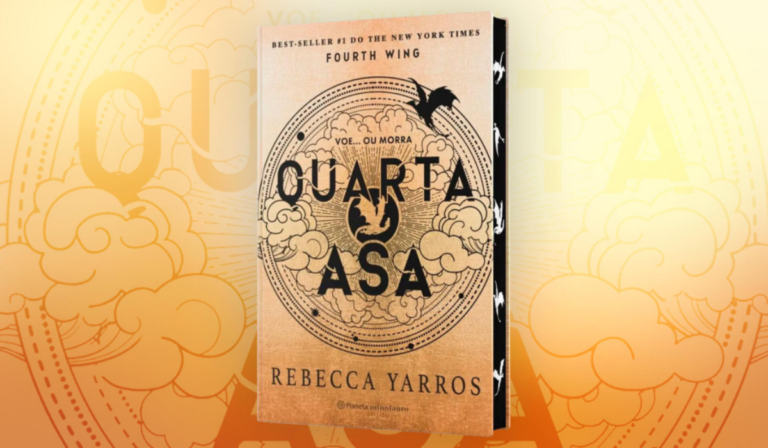 Logo promocional de Quarta Asa, adaptação da obra de Rebecca Yarros produzida pelo Prime Video.