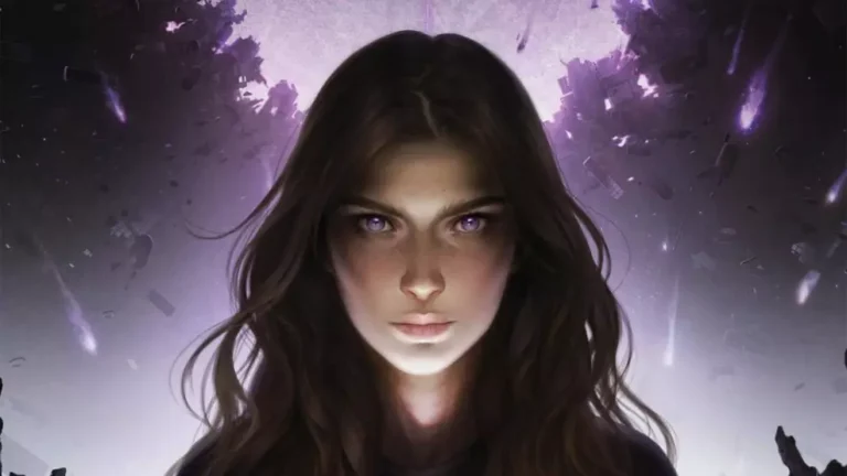 Capa de Skyward: Conquiste as Estrelas ao lado de Brandon Sanderson em divulgação da adaptação.