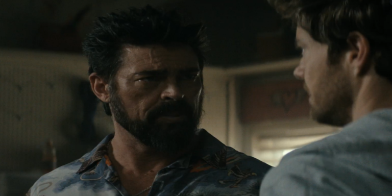 Cena promocional de The Boys da Prime Video destacando Soldier Boy em retorno à temporada final da série