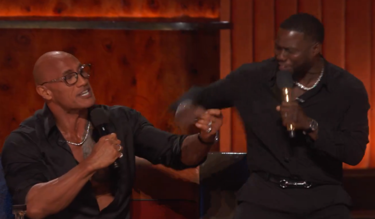 The Rock provoca Kevin Hart durante roast da Netflix em apresentação realizada no Netflix Is a Joke Fest.