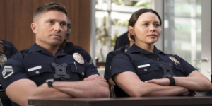 'The Rookie' (LR): Melissa O'Neil como Lucy, Eric Winter como Tim