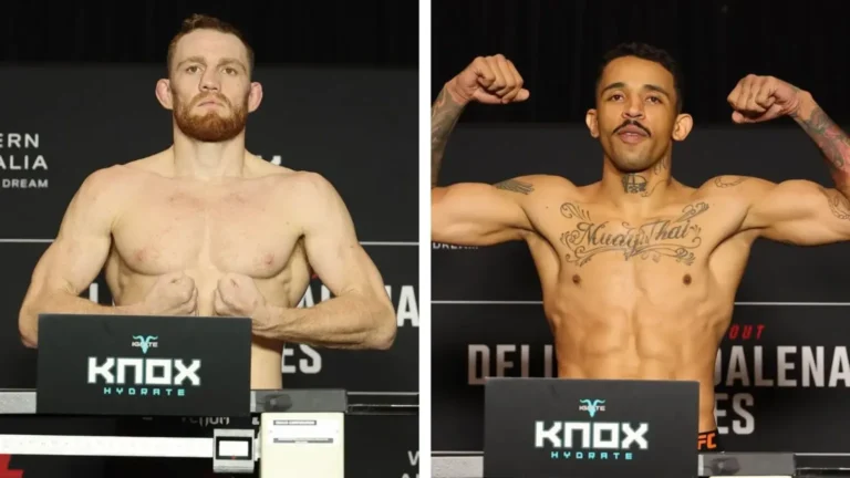 Jack Della Maddalena e Carlos Prates bateram o peso sem dificuldades para o UFC Perth.