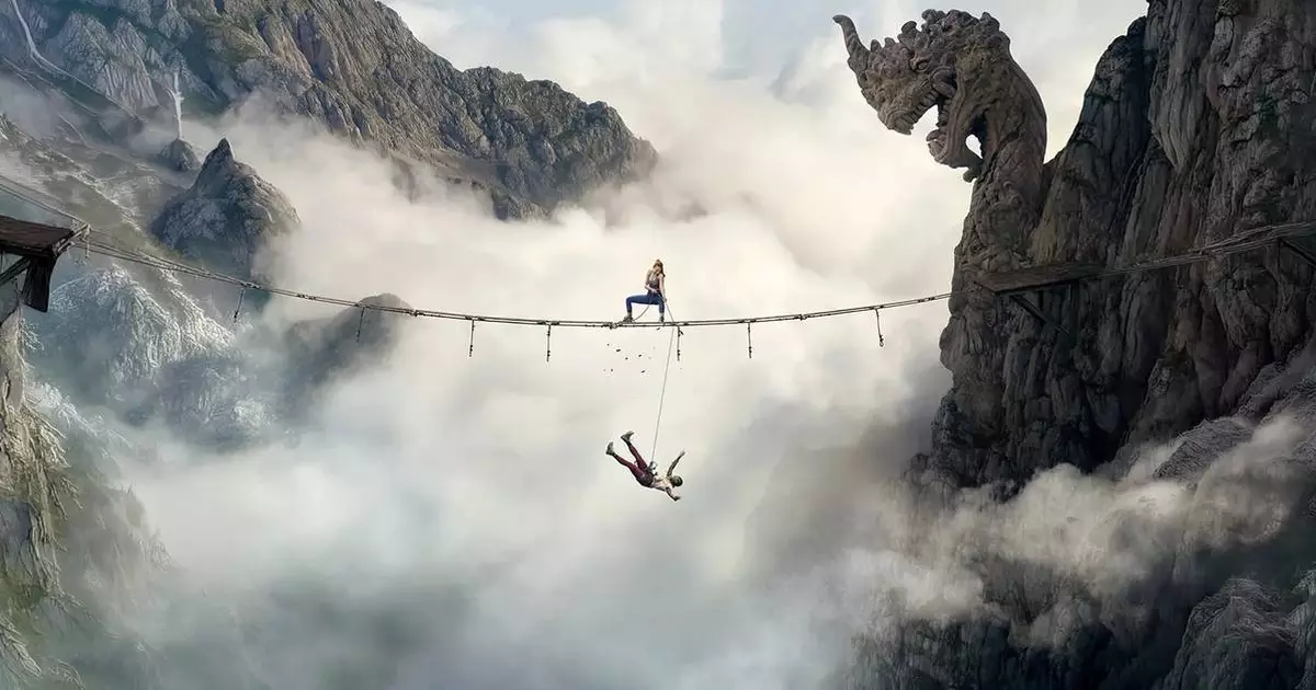 Harriet Slater aparece presa em estrutura elevada no trailer de A Queda 2.