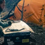 Brad Pitt aparece ao lado de um cachorro no trailer de Coração Selvagem ambientado no Alasca.