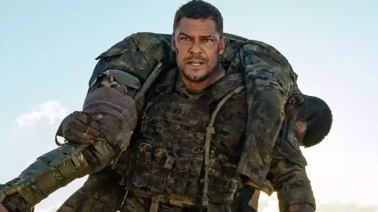 Chris Hemsworth em cena de Máquina de Guerra, produção que ganhará sequência após sucesso global na plataforma.