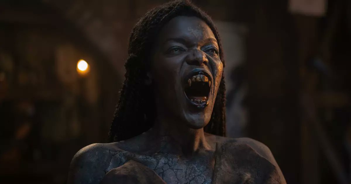 Akasha aparece em destaque no material promocional da quarta temporada de Entrevista Com o Vampiro.