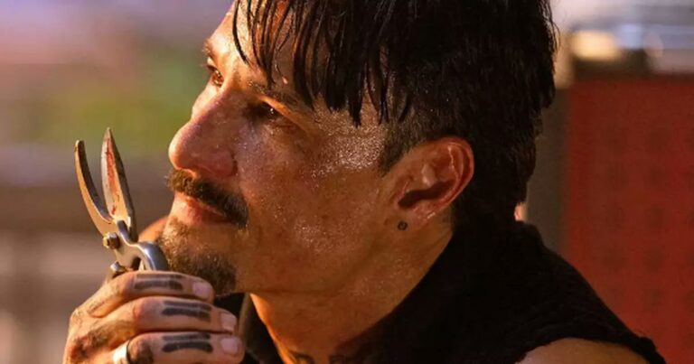 Três Horas Para Viver destaca Alan Ritchson e Rodrigo Santoro em cena do novo filme de ação.