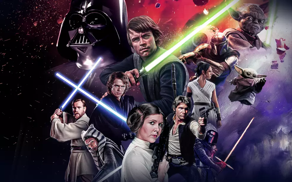 Star Wars apresenta personagens e histórias que atravessam diferentes eras da galáxia.