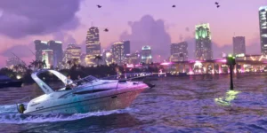Novos vídeos vazados de “GTA 6” mostram Jason em uma boate e na região de Vice City Beach