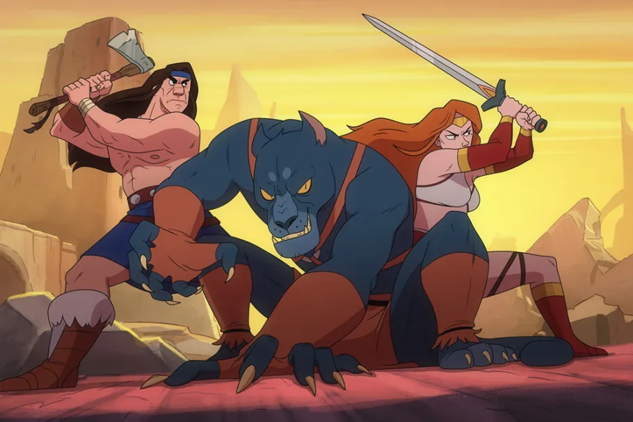 Golden Axe ganha trailer da nova série animada de comédia adulta baseada no clássico jogo da Sega.