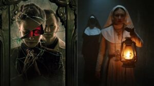 Ed e Lorraine Warren, interpretados por Patrick Wilson e Vera Farmiga, em cena de “Invocação do Mal 4”.
