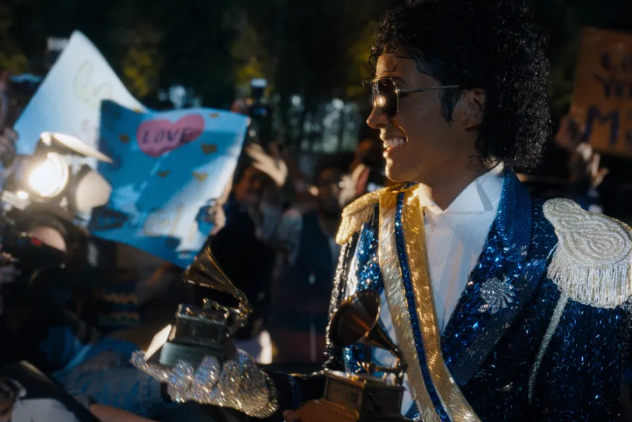 Jaafar Jackson interpreta Michael Jackson na cinebiografia que terá uma segunda parte sobre os anos 1990.