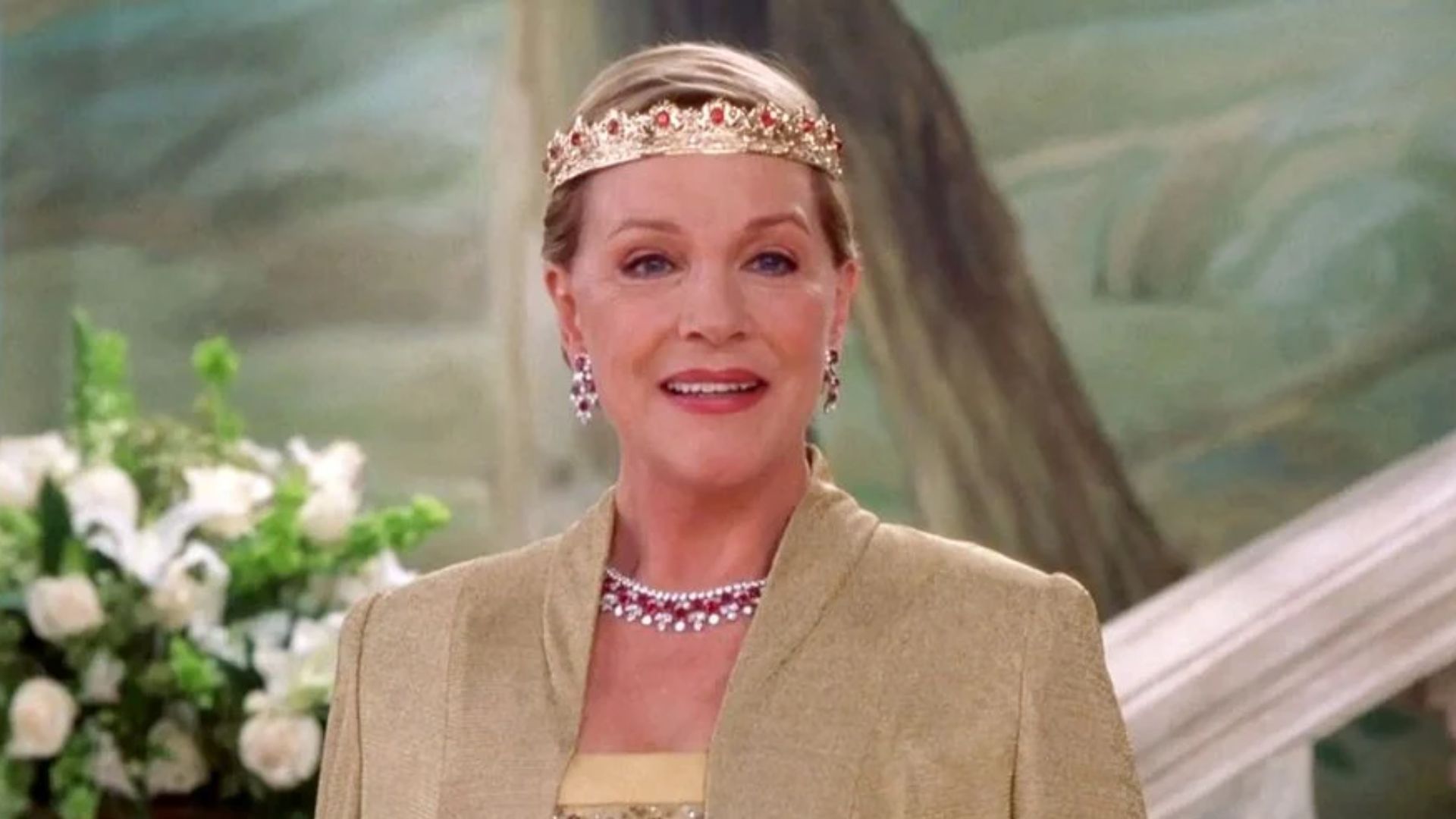 xr:d:DAFDBCqTJgY:152,j:28394259228,t:22061113 Julie Andrews explica sua ausência em O Diário da Princesa 3 após interpretar a rainha Clarisse.