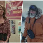 Laura Dern entrega a George Clooney o Leão de Ouro pelo Conjunto da Obra no Festival de Veneza.